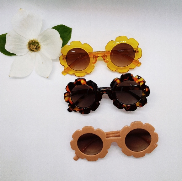 Kids hippie sunflower glasses - Picture 1 of 5